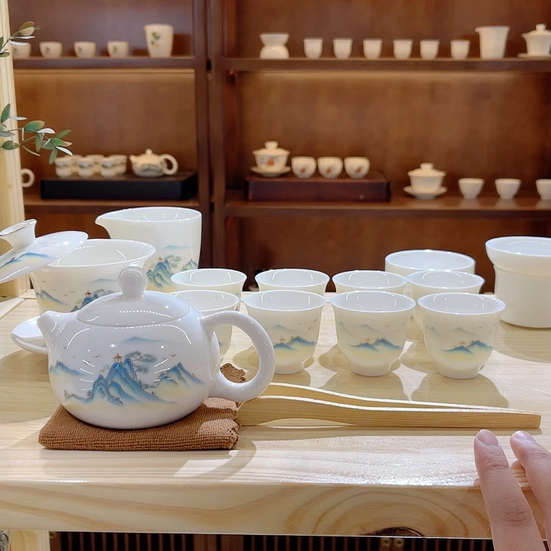 瓷片羊脂玉瓷羊脂玉瓷