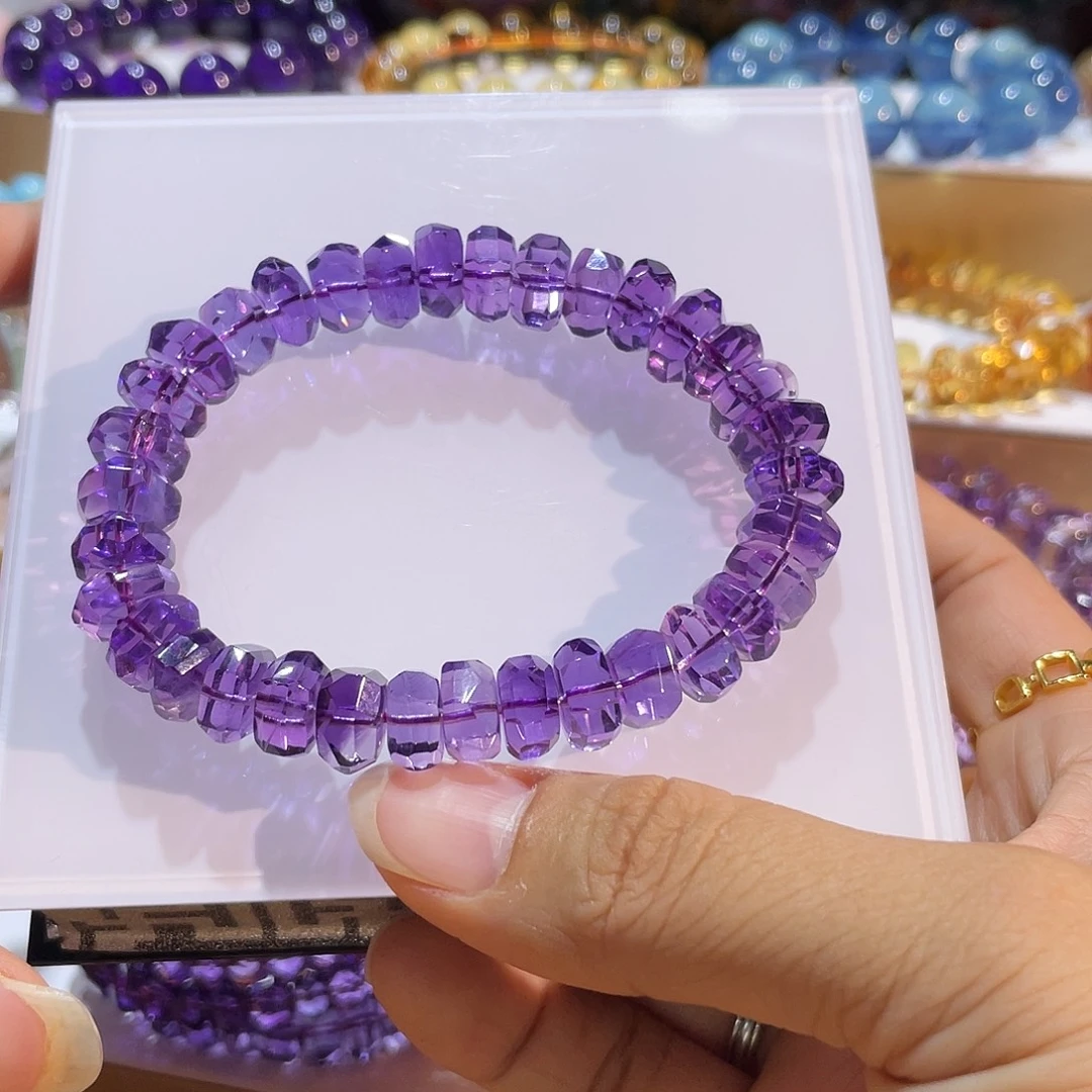 手链未镶嵌水晶紫水晶