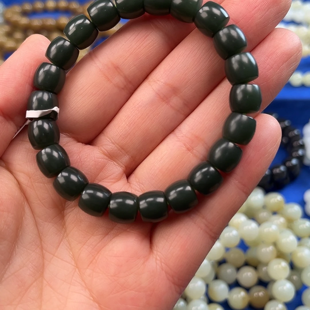 和田玉未镶嵌手链