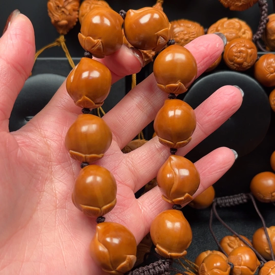 橄榄核手串寿桃19