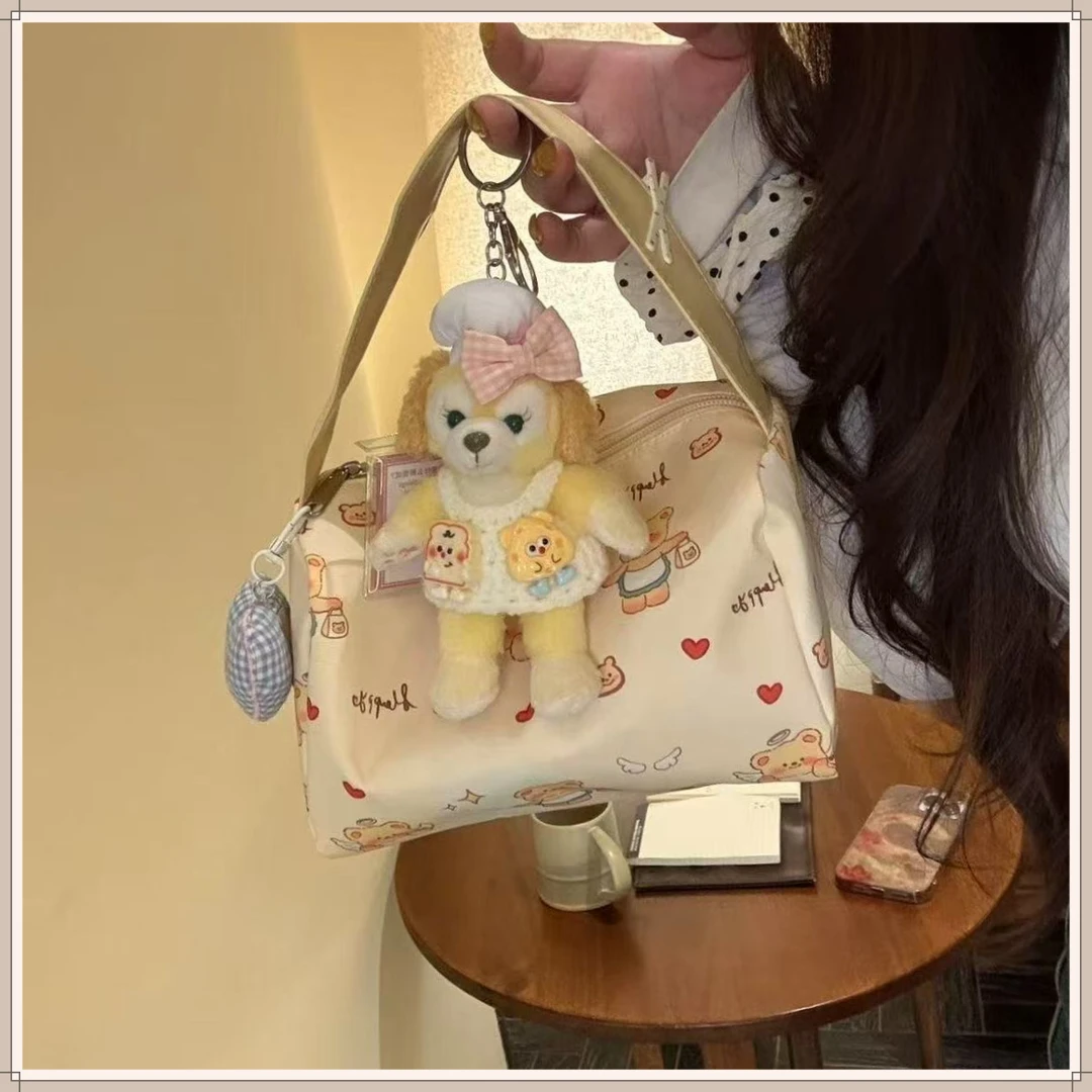 高颜值ins黄油小熊WCXB便携化妆包洗漱包旅行收纳包大容量【悦达】