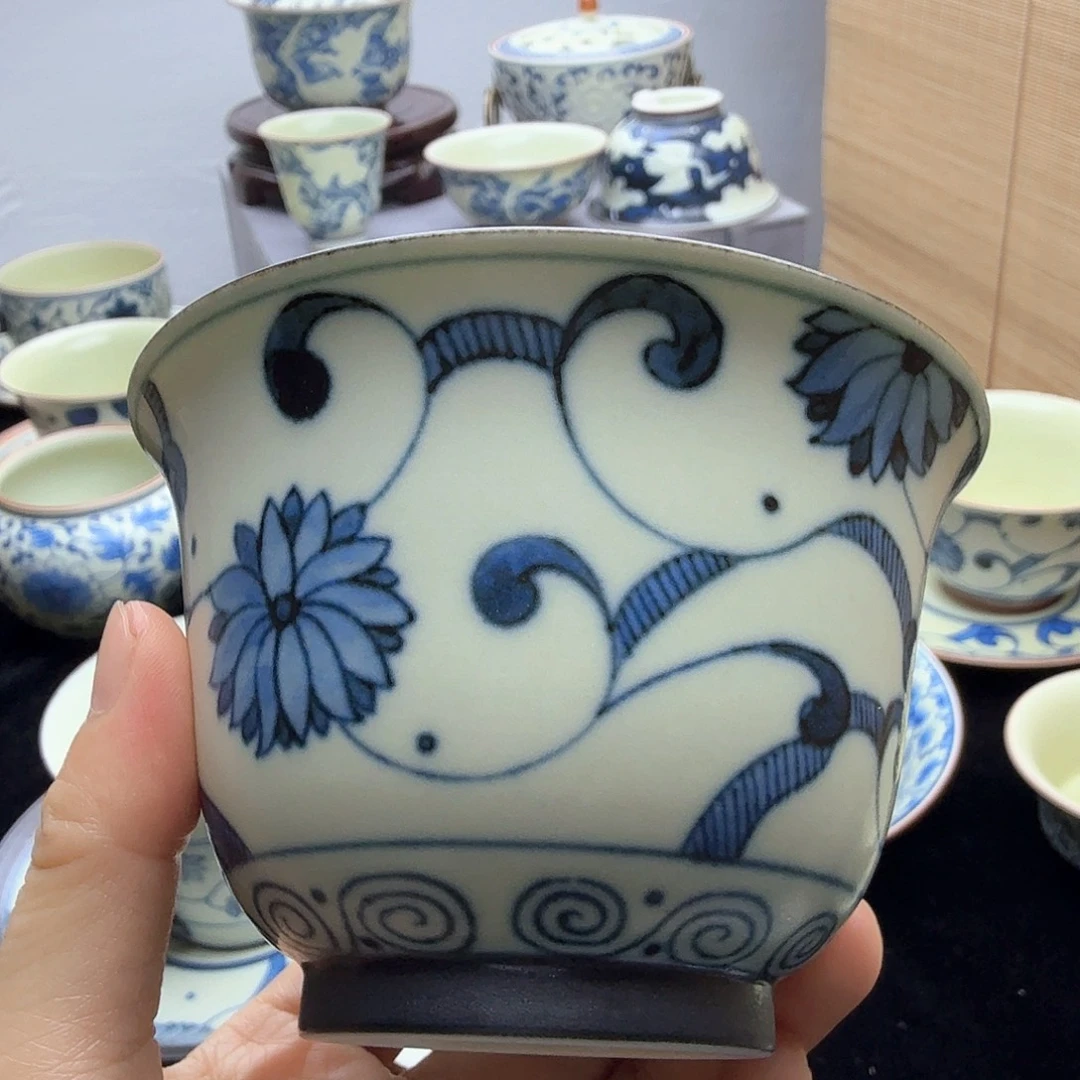 微瑕咖啡杯无把手不影响使用效果