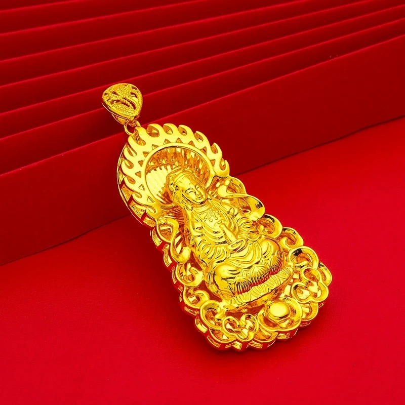 合金吊坠 【抖音好物】观音吊坠   男款时尚潮流霸气  经典不过时