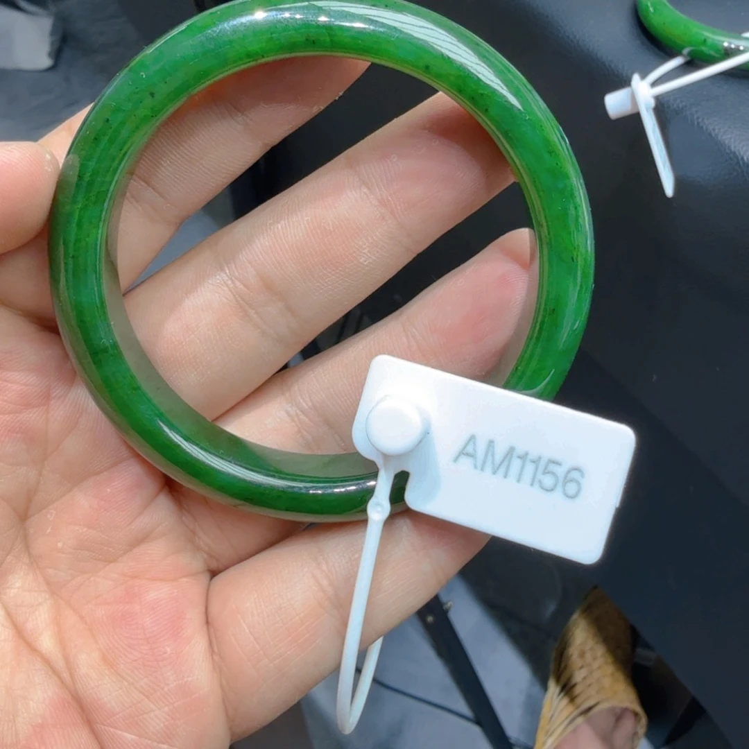 和田玉（碧玉）手镯未镶嵌59