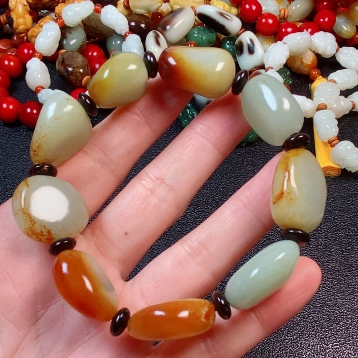 和田玉手链未镶嵌