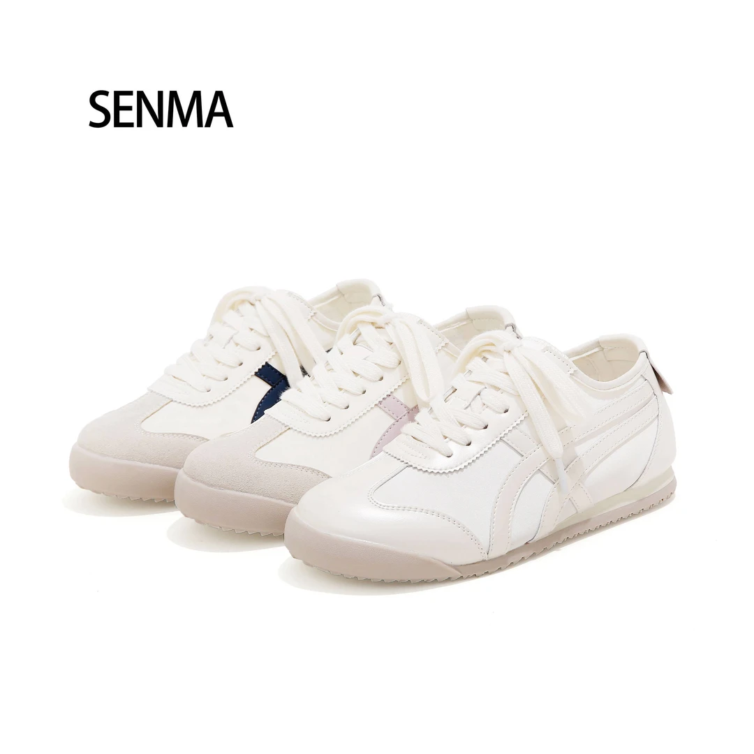 SENMA/森马【门店专柜款】经典夏季百搭内增高鞋子系带女款德训鞋商品图