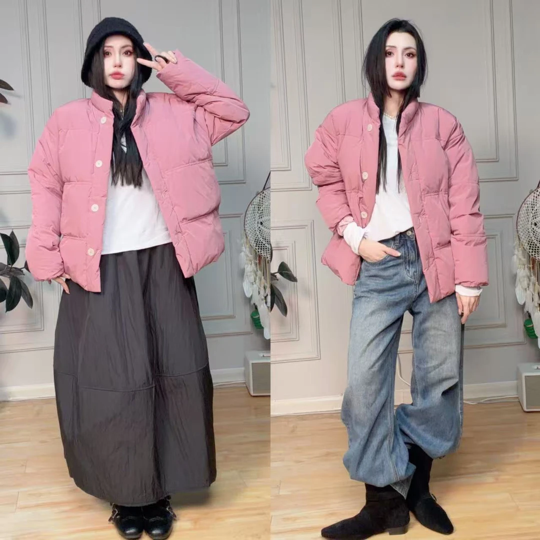 【订单】粉色韩系羽绒服