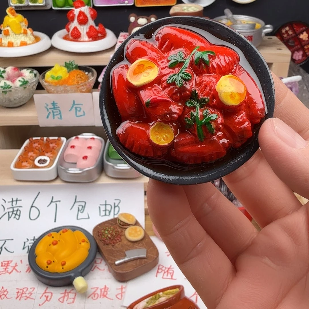 树脂食玩冰箱贴 凭开箱视频售后