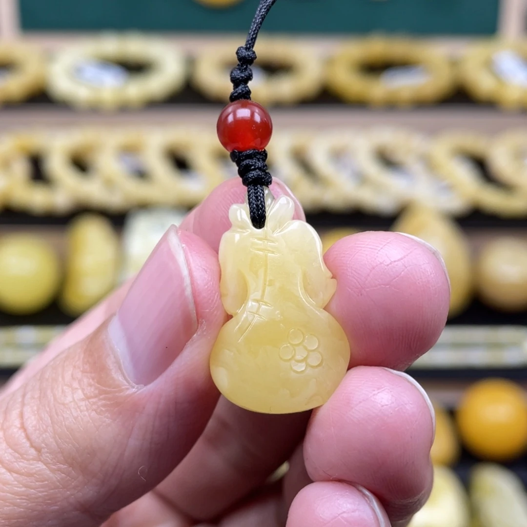 琥珀裸石未镶嵌琥珀蜜蜡