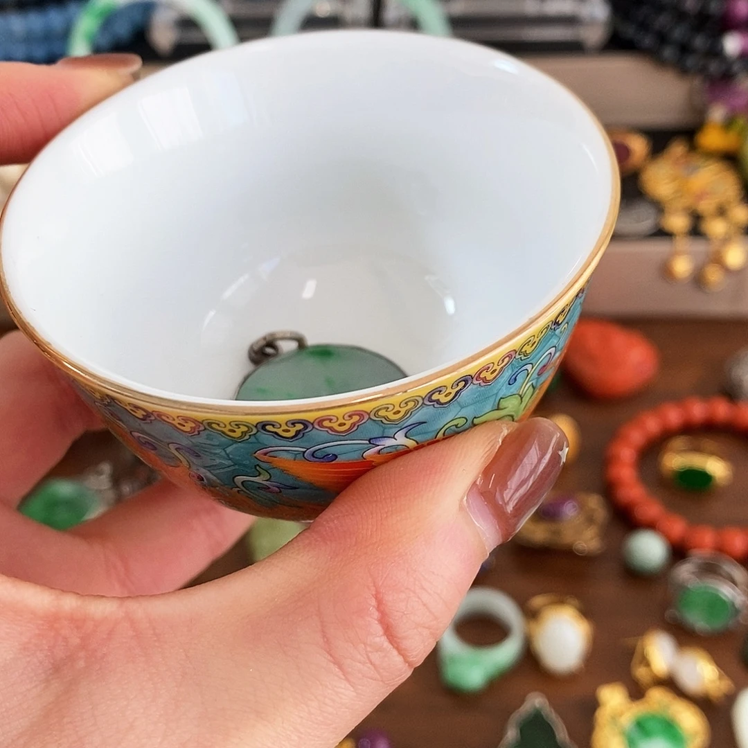 轻***颜杯瓷器杯子漂亮漂亮