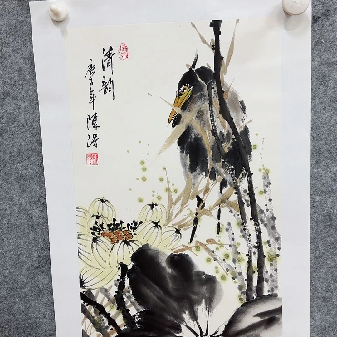 国画艺术家的作品