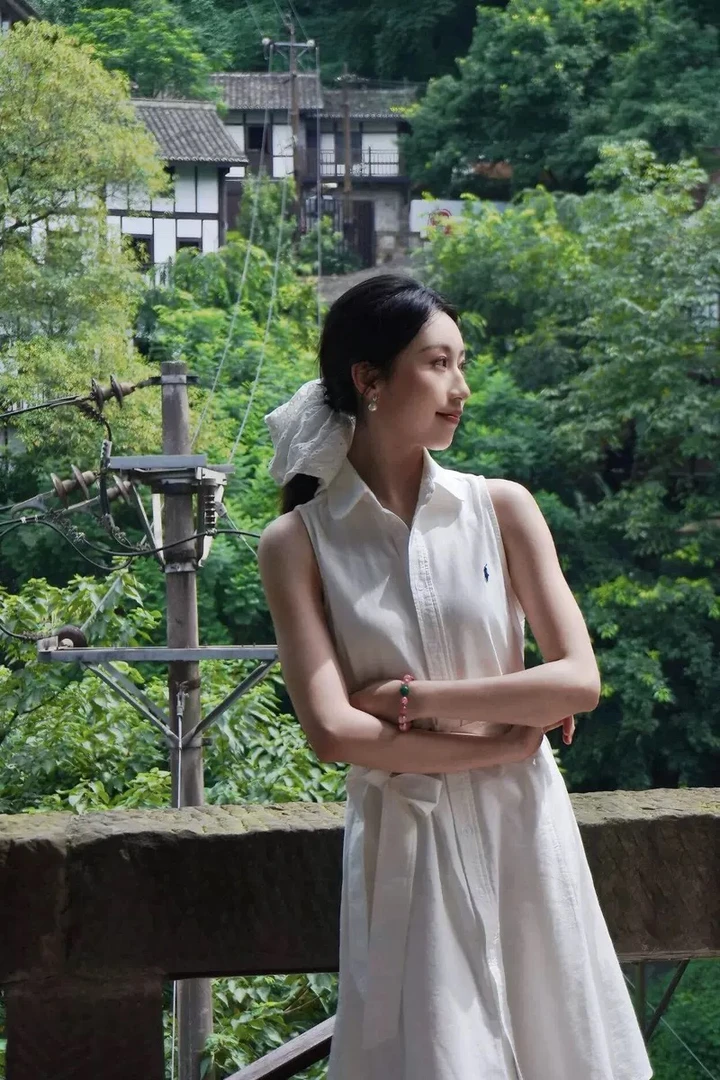 毒家版本代购正确版拉夫无袖连衣裙经典小马刺绣白月光连衣裙