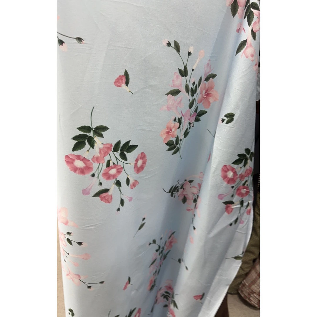 RATTI CO混纺 面料印花衬衫连衣裙布 宽140CM 意大利进口