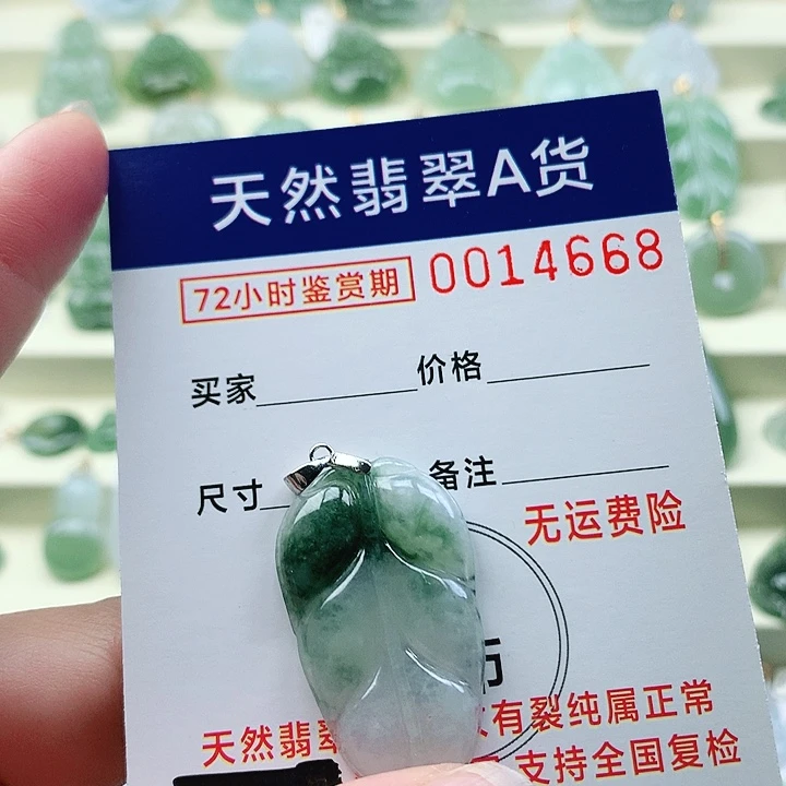 颈饰未镶嵌翡翠吊