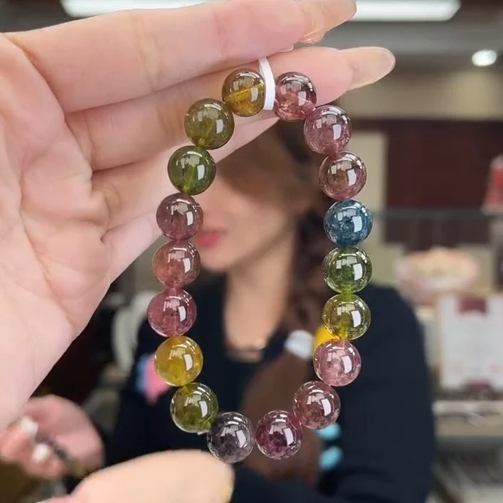 01511445碧玺/未镶嵌10mm+碧玺单圈多样性发货45