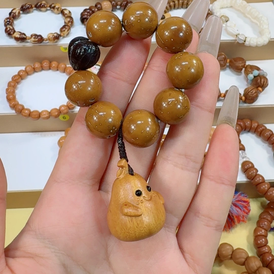 星月菩提手串紫金鼠➕木有鸭梨