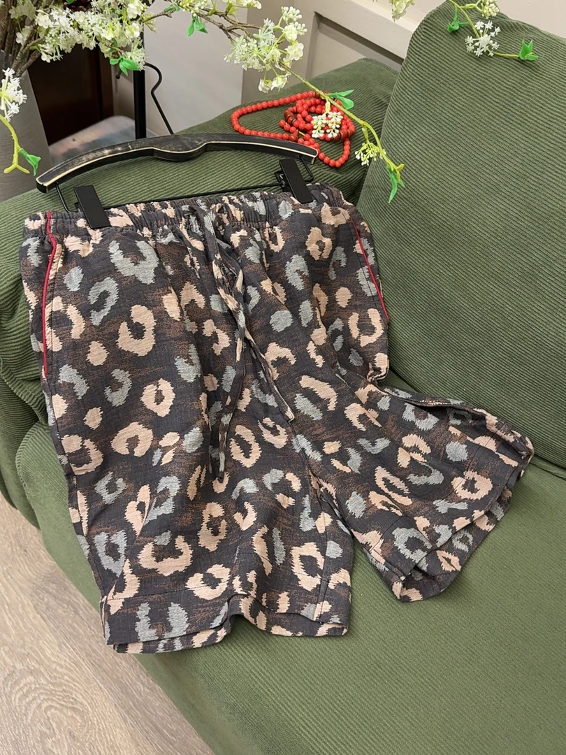 【弘雪】总 全棉纯棉双层纱布色值提花夏季薄款短裤五分裤裤衩女款