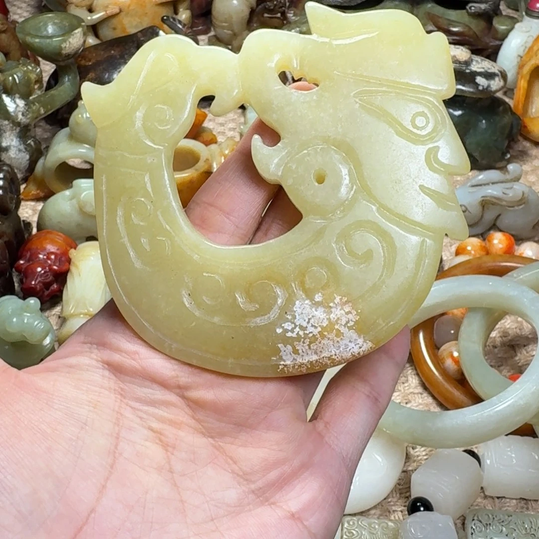 白玉菩提吊坠挂件