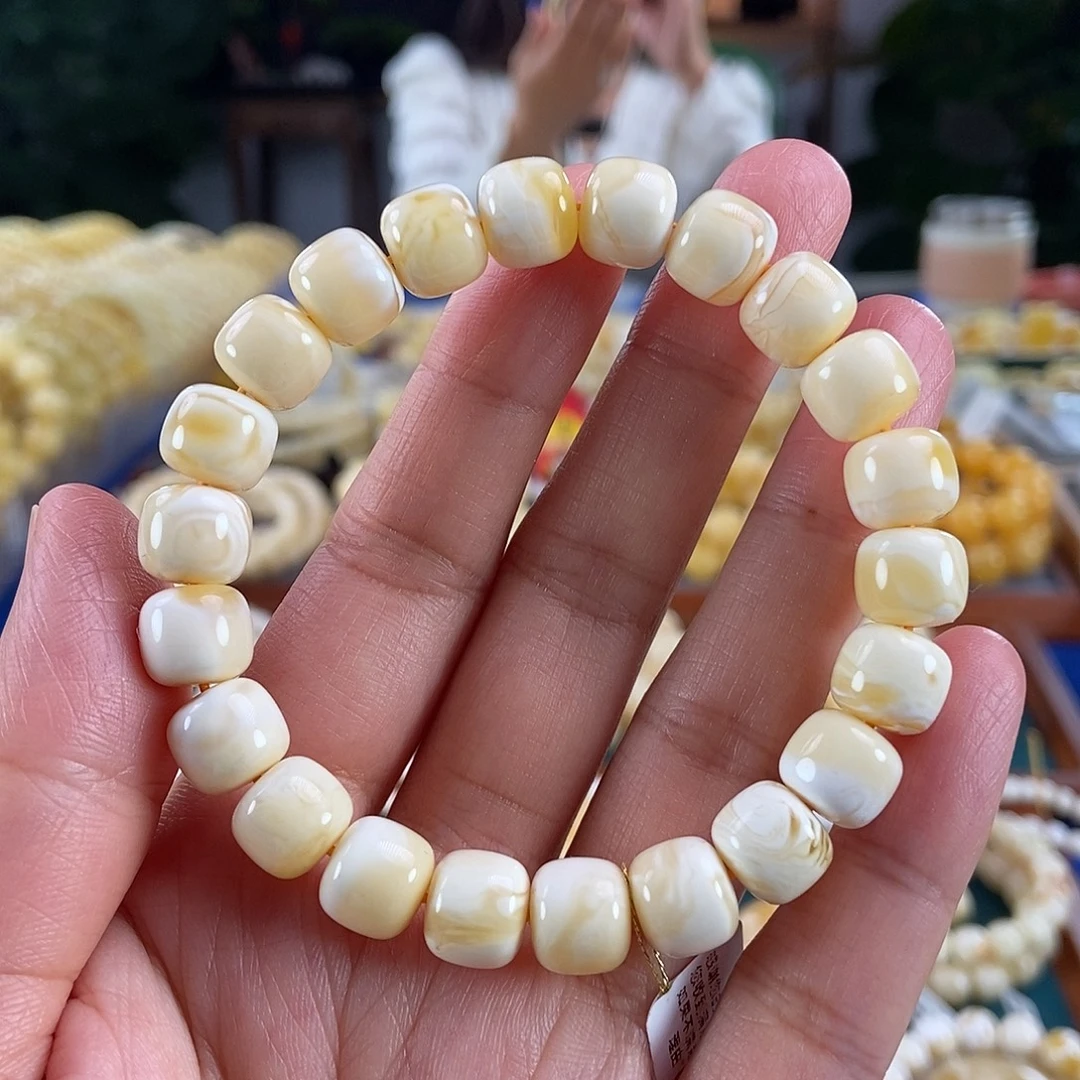 琥珀未镶嵌珠宝奇石10白花蜡老型13.5