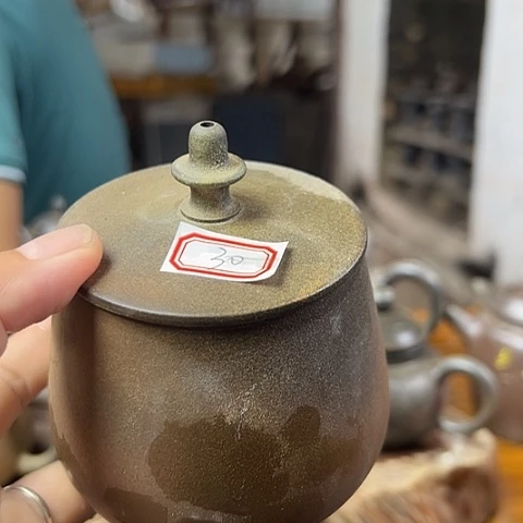 欧***师戬谷龙窑柴烧茶壶30