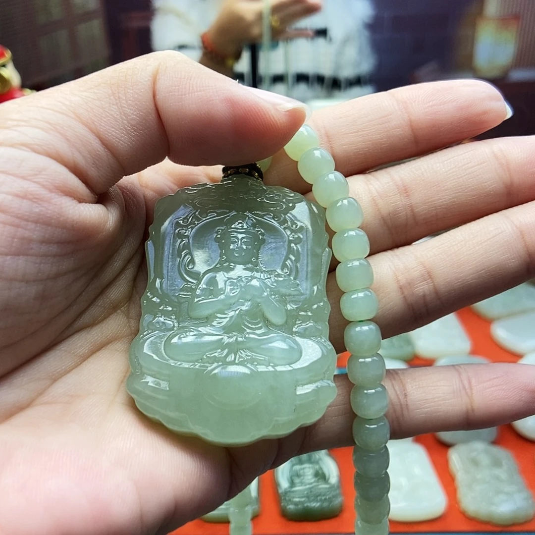 颈饰未镶嵌和田玉每***~