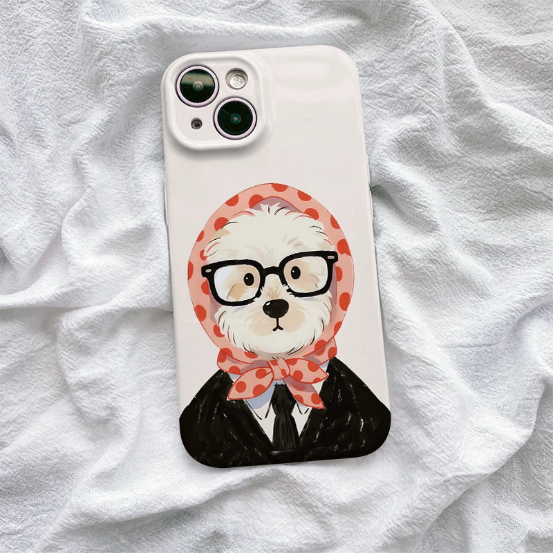 西高地狗狗iphone17手机壳16苹果15小米14华为13适用oppovivo女生
