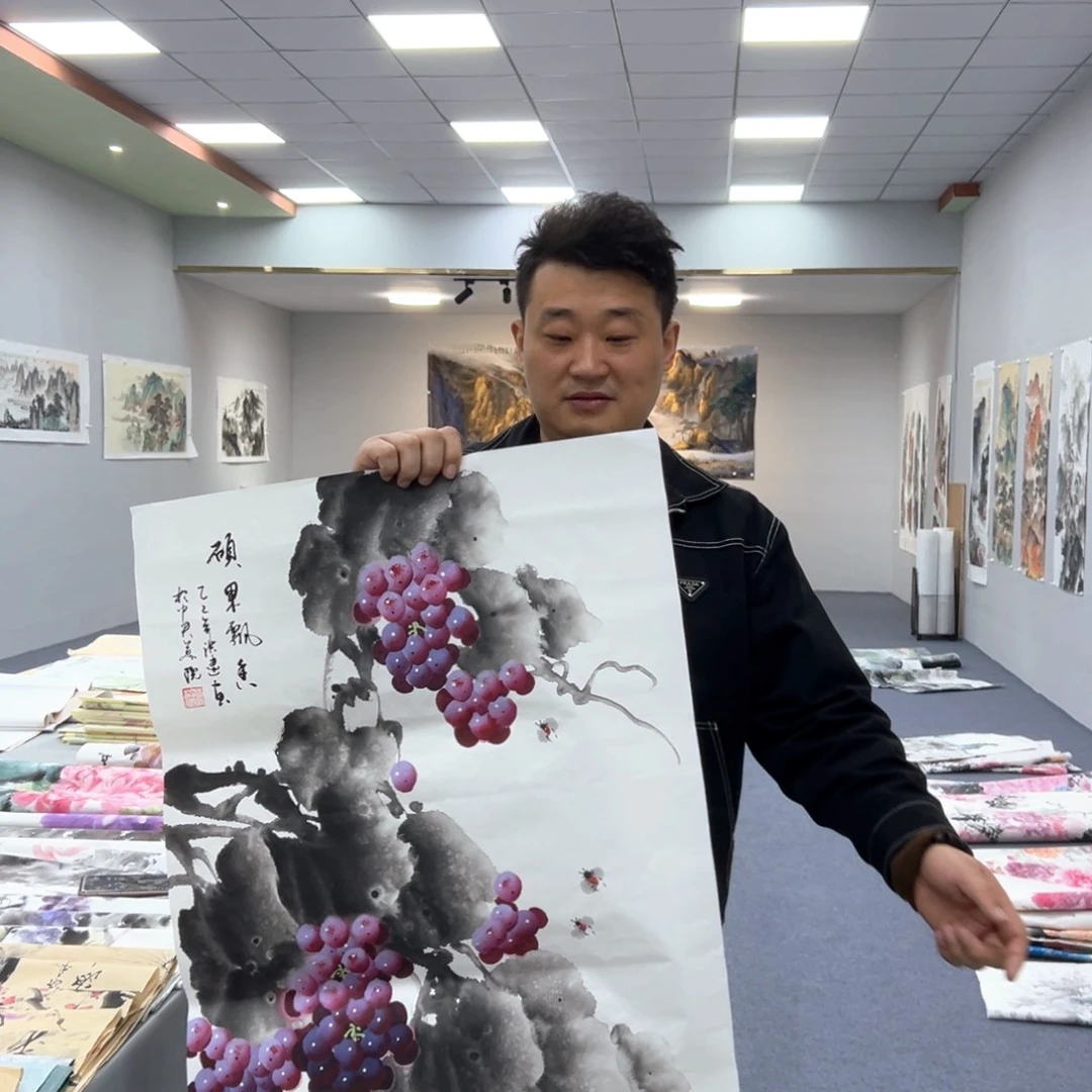 国画国画作品宣纸纯手绘