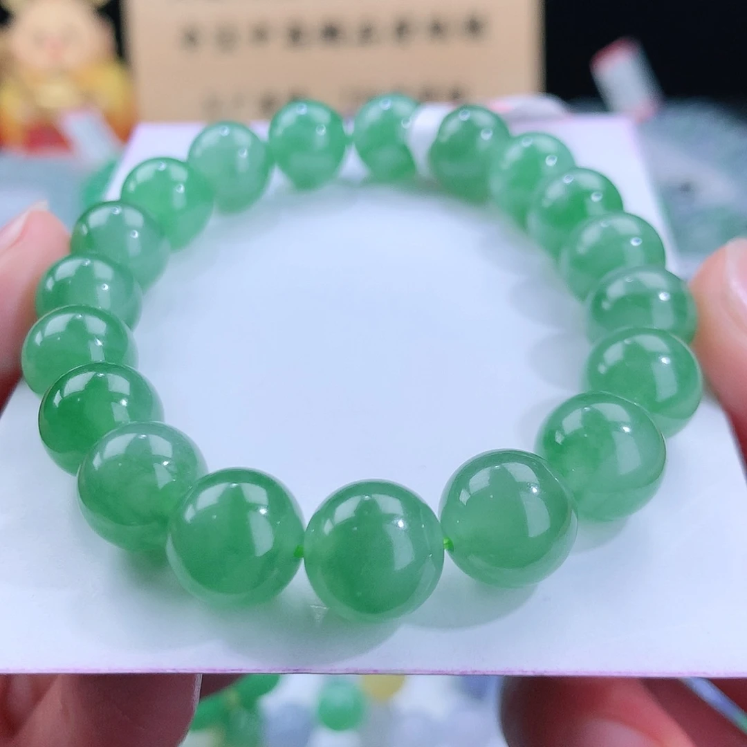 翡翠手链未镶嵌卡10mm
