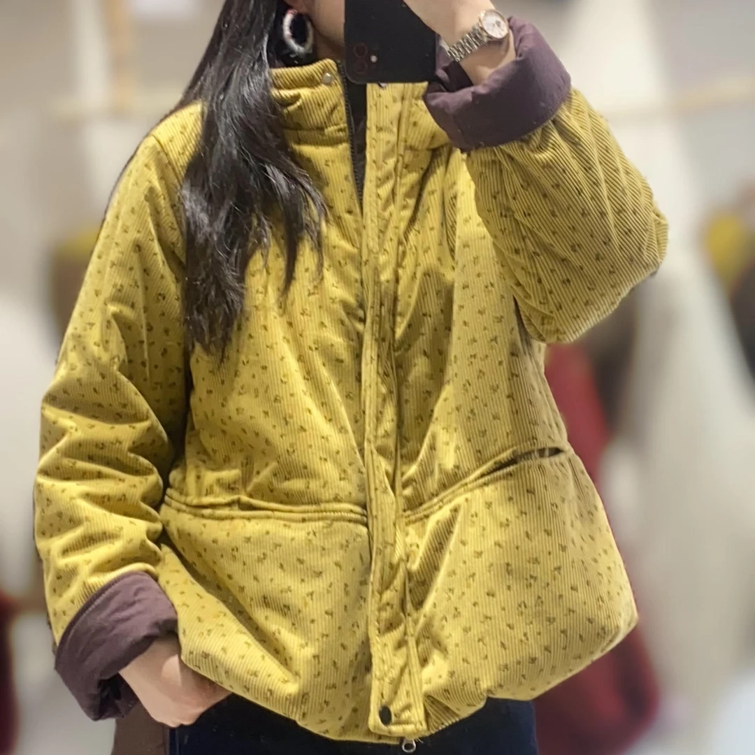 18657新款秋冬加绒休闲百搭棉服