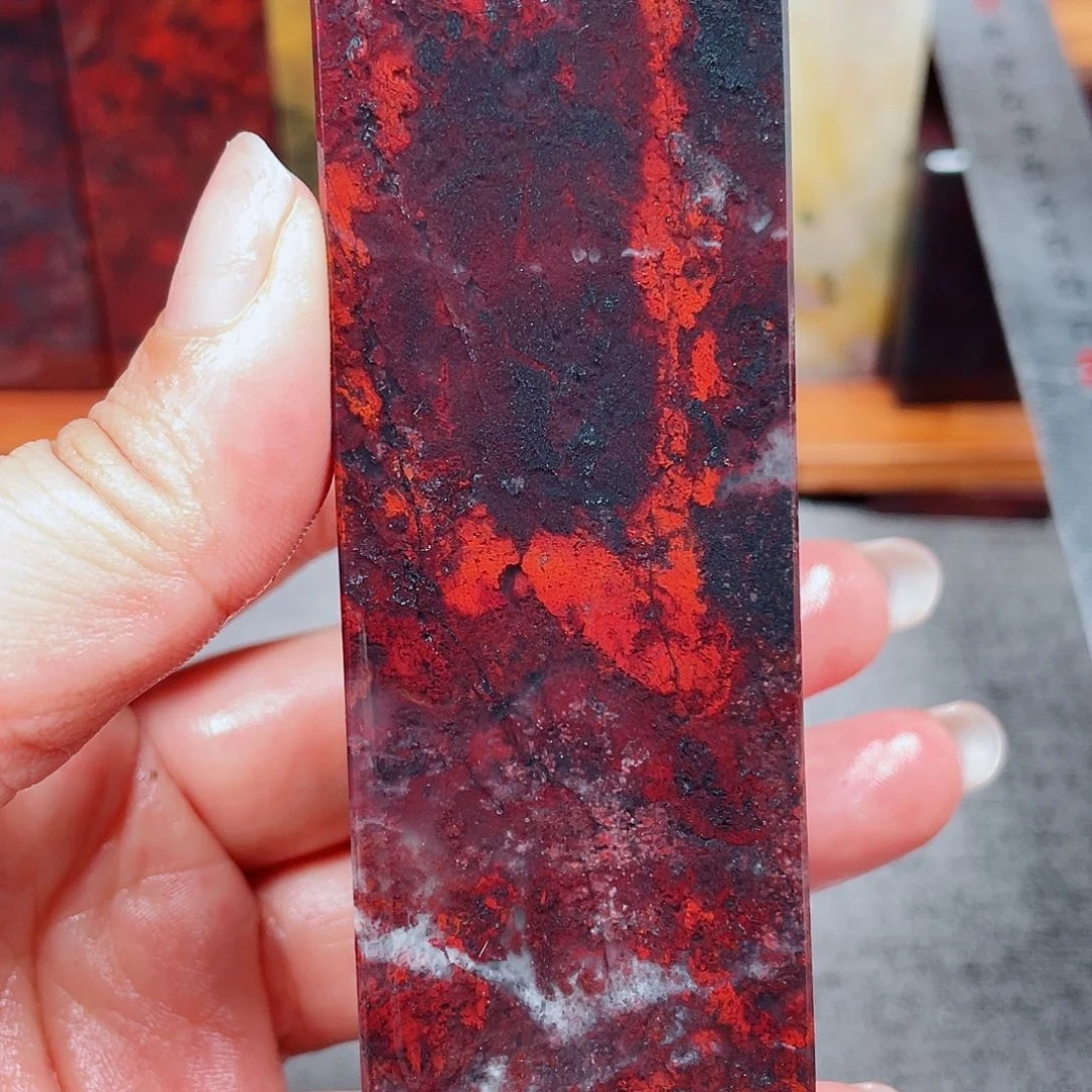 【闪购商品】玉桂林鸡血玉印章素章