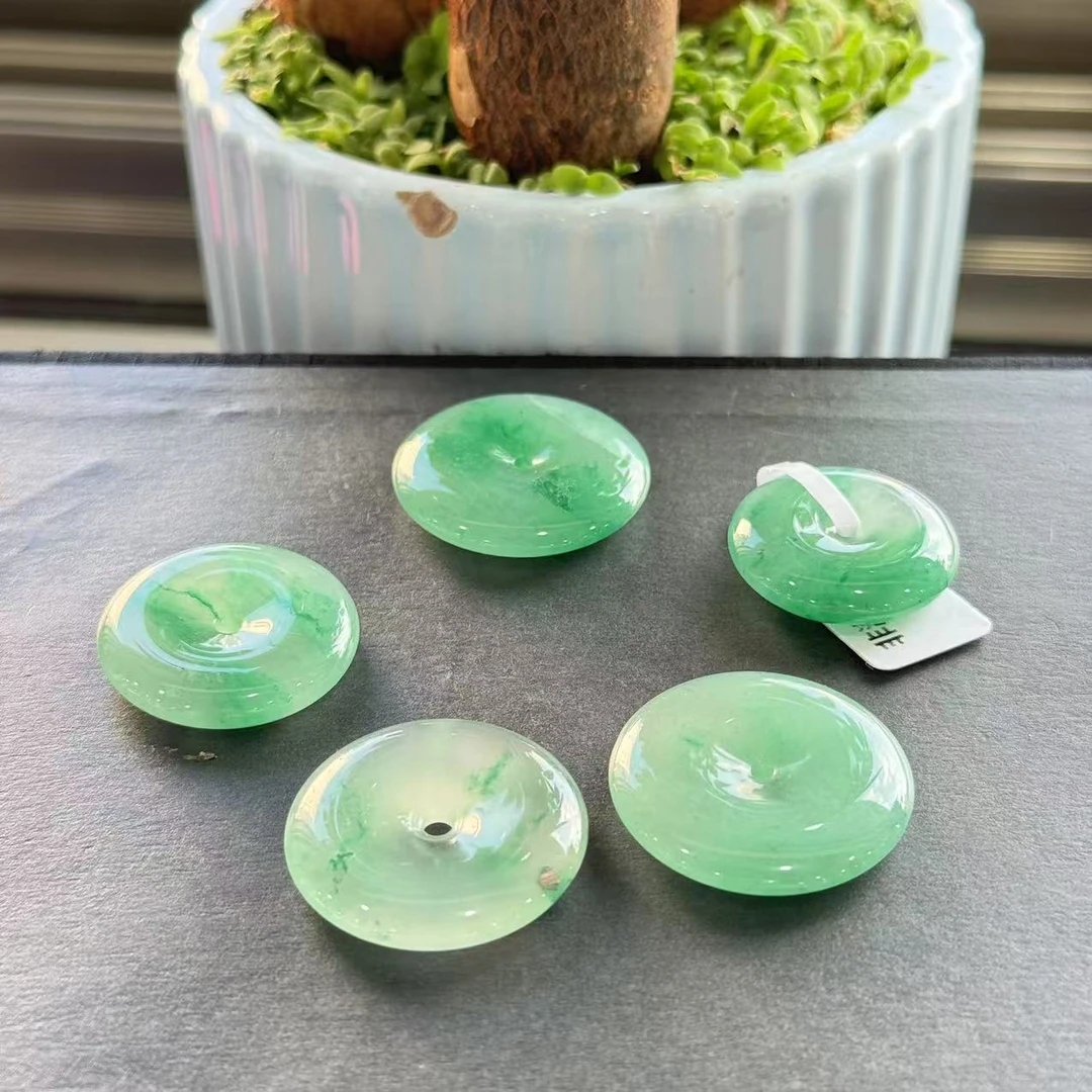 天然A货 非洲翠 平安扣CP（多样性发1）