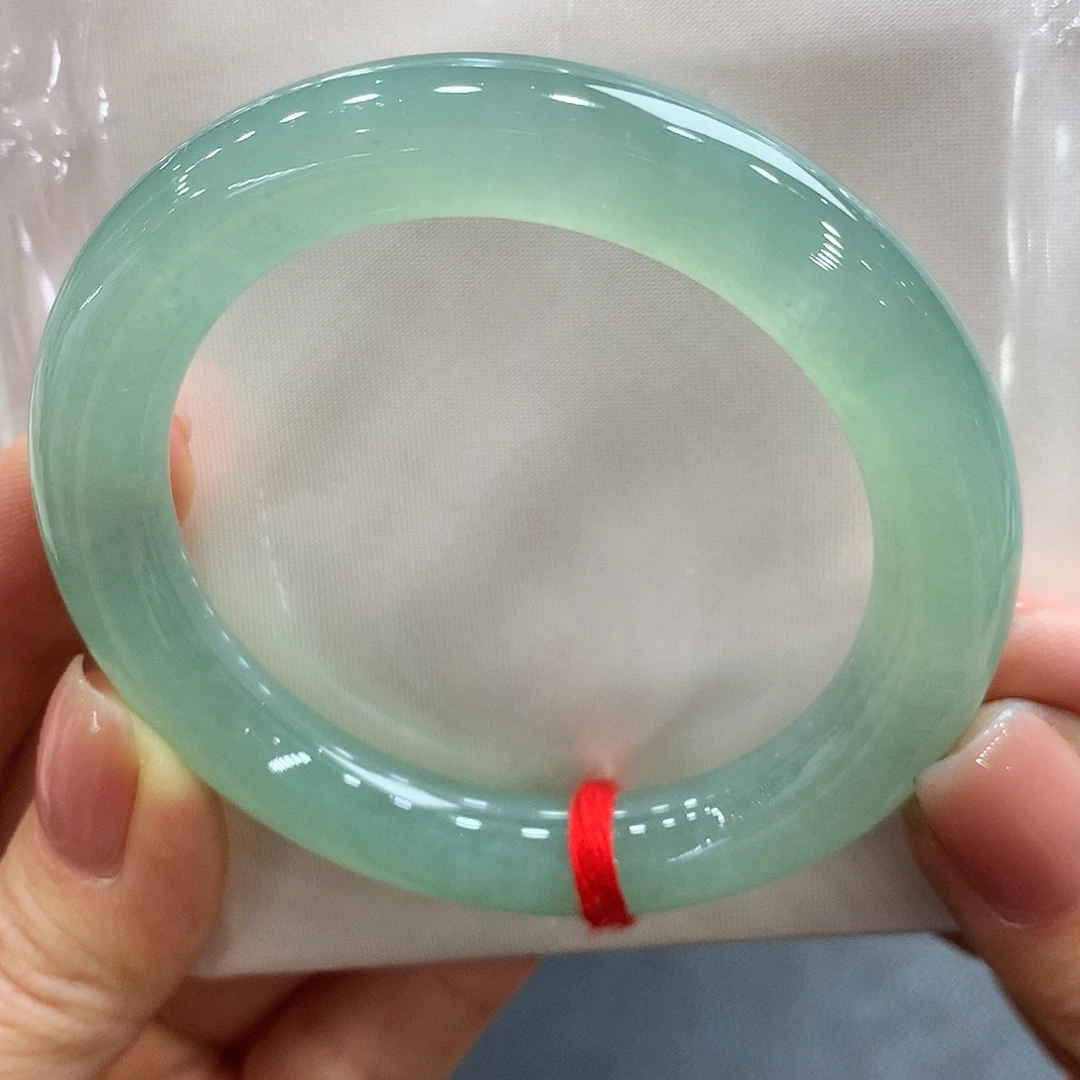 翡翠未镶嵌手镯强强推荐53圆条