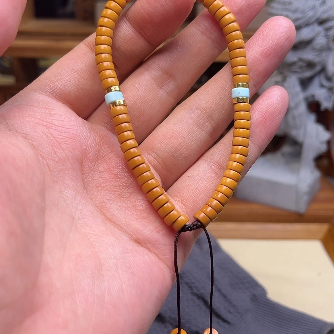 手串/手链橄榄核【听松文玩】sss级工艺精品橄榄核尖药片6.0手持