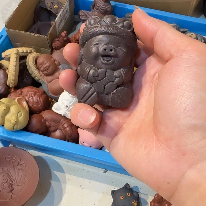 茶宠紫砂雕塑瑕疵茶宠