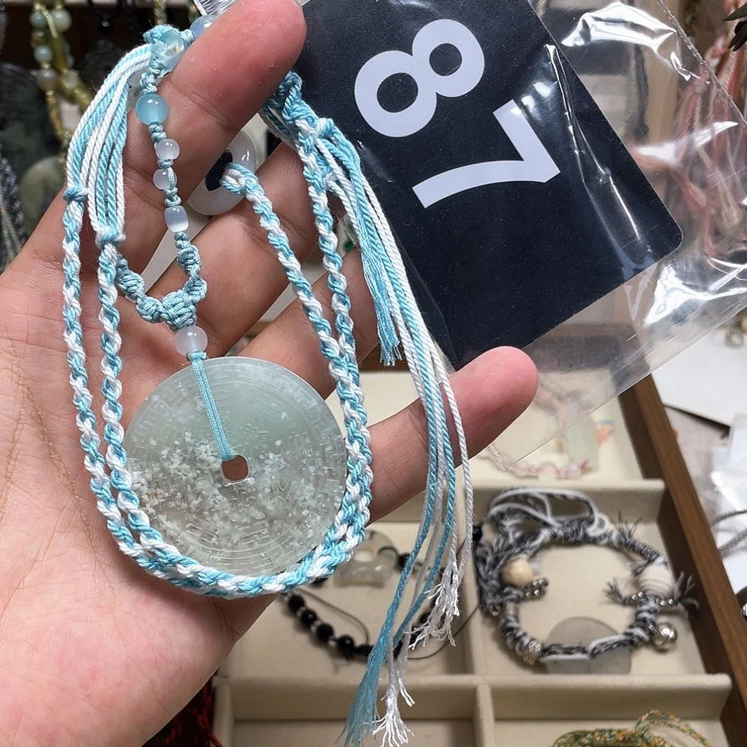 合金蛇纹石玉颈饰