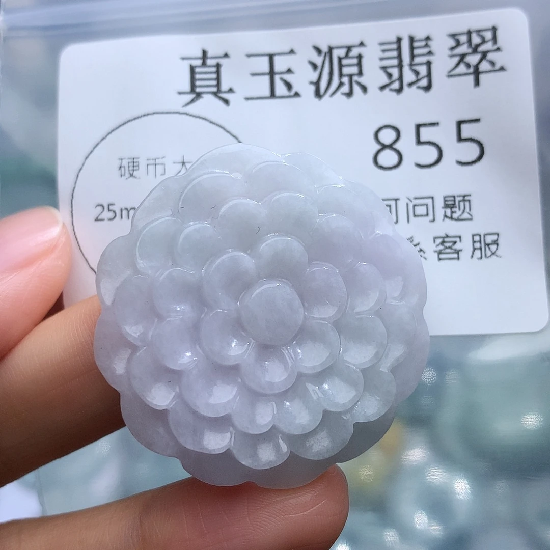 翡翠未镶嵌颈饰855