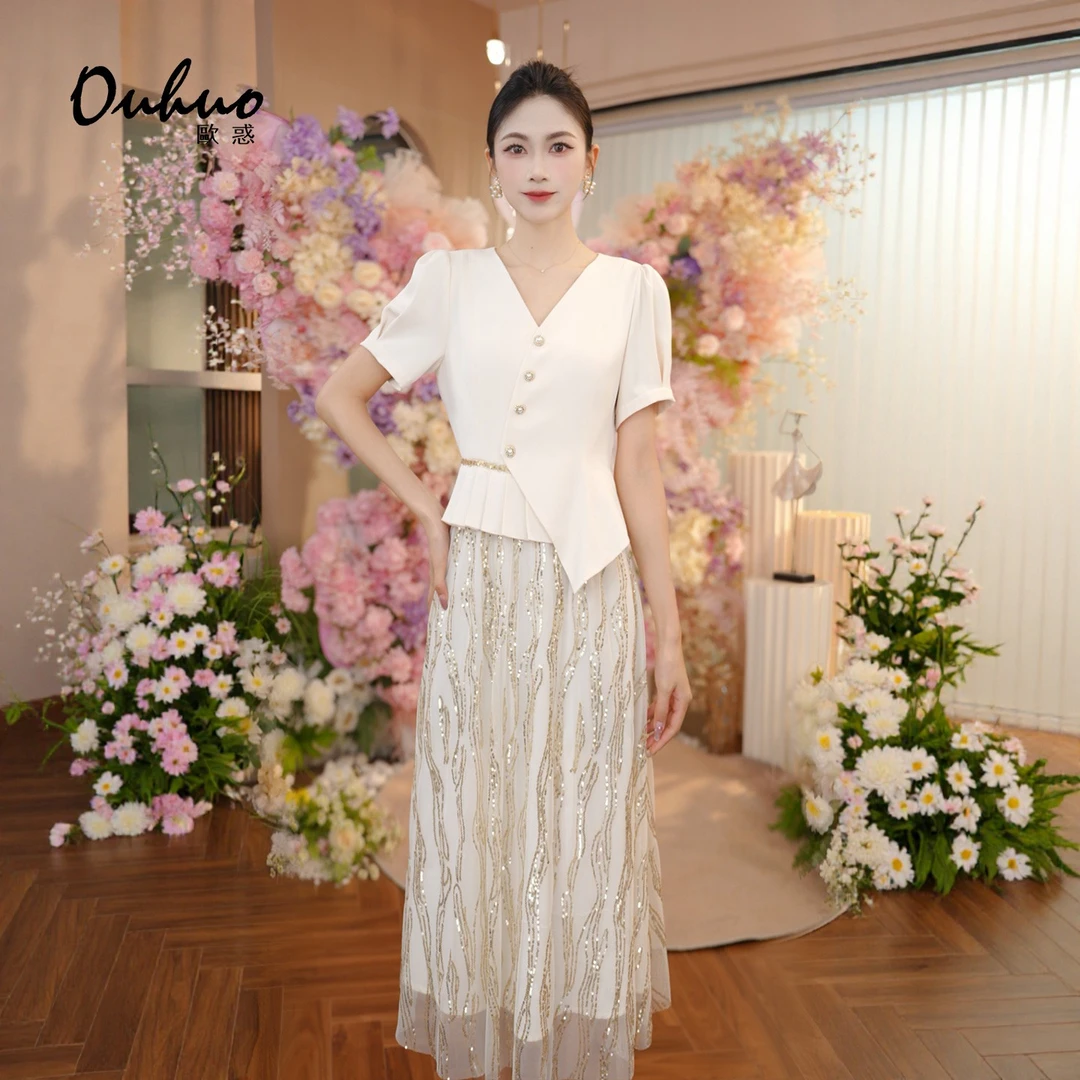 【米米定制】2025年夏季新款设计感小众日常穿搭连衣裙OHDRI06076