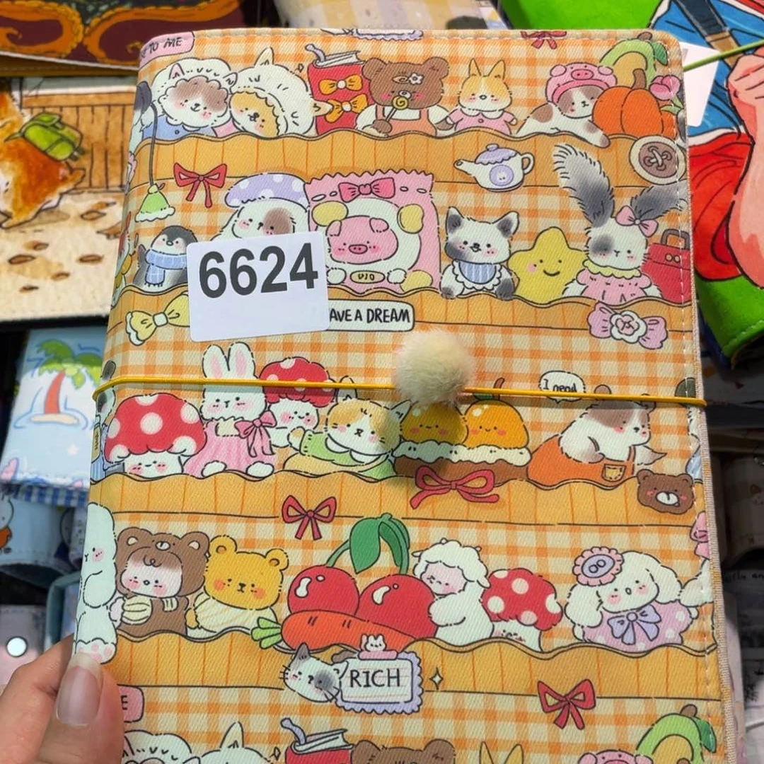 无****织绣A5 活页不加纸6624