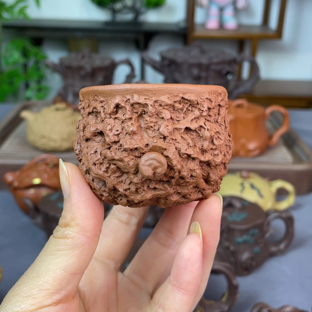 紫砂茶杯纡**昱全手工工艺品