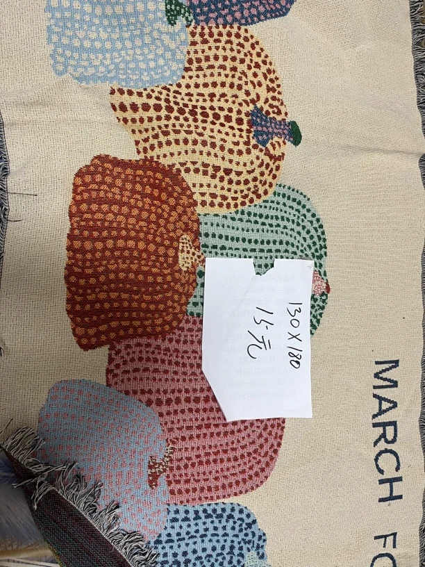 【南瓜微瑕】不退不换±5cm流苏沙发毯靠背巾单座多座沙发毯