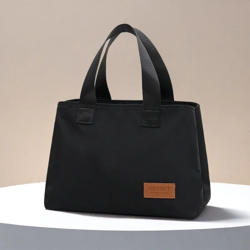 中年男士手提包防水洋气手提袋上班手拎布包通勤袋子男女通用包