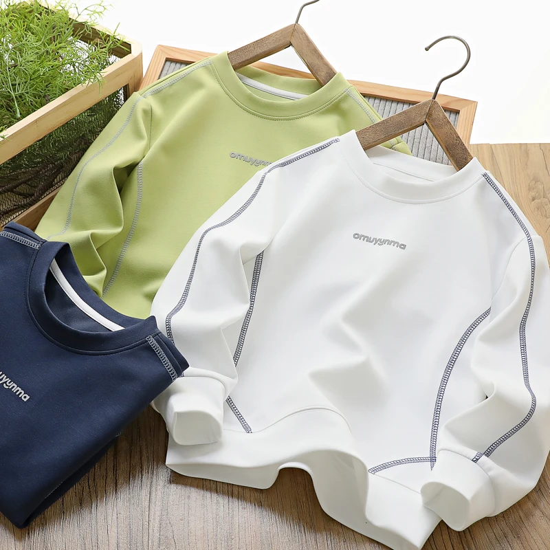 男童卫衣春秋装新款儿童运动休闲上衣中大童洋气打底衫长袖潮