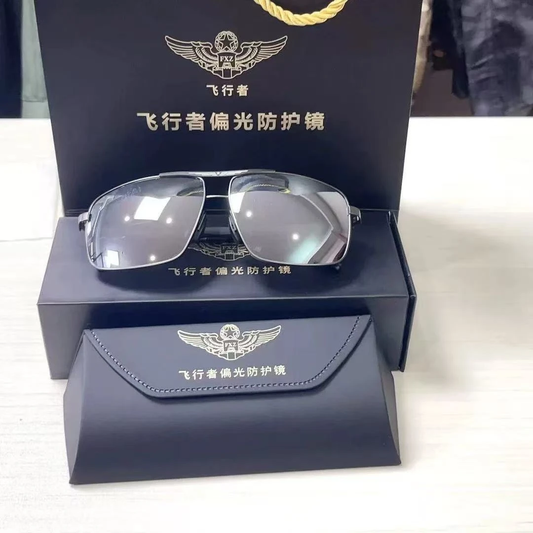 户外骑行运动飞行者钛合金眼镜