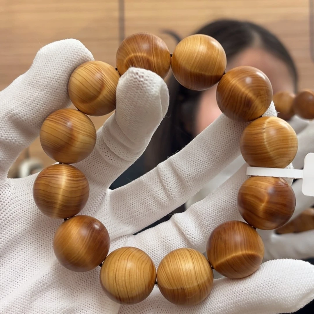 柏木（崖柏）手串/手链20红油闪电板根骨料48.8清香药香