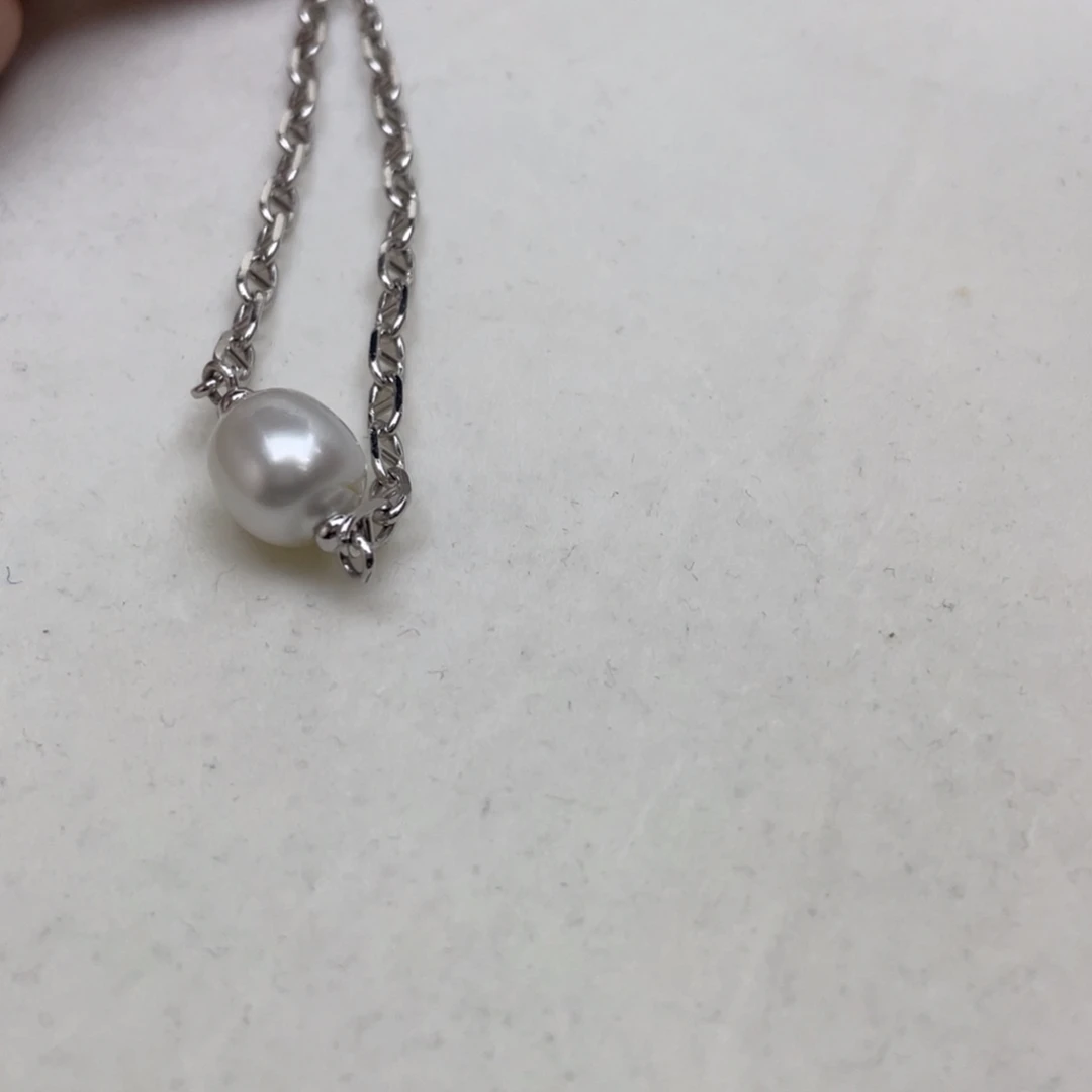 手绳海水珍珠银S925镶嵌