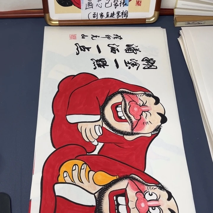 国画禅意画纯手绘作品