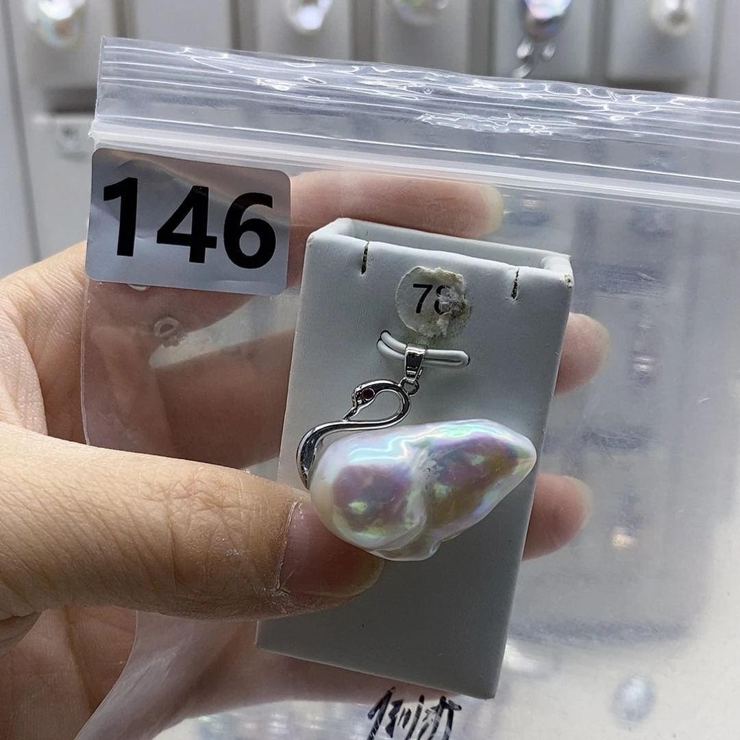 颈饰合金淡水珍珠