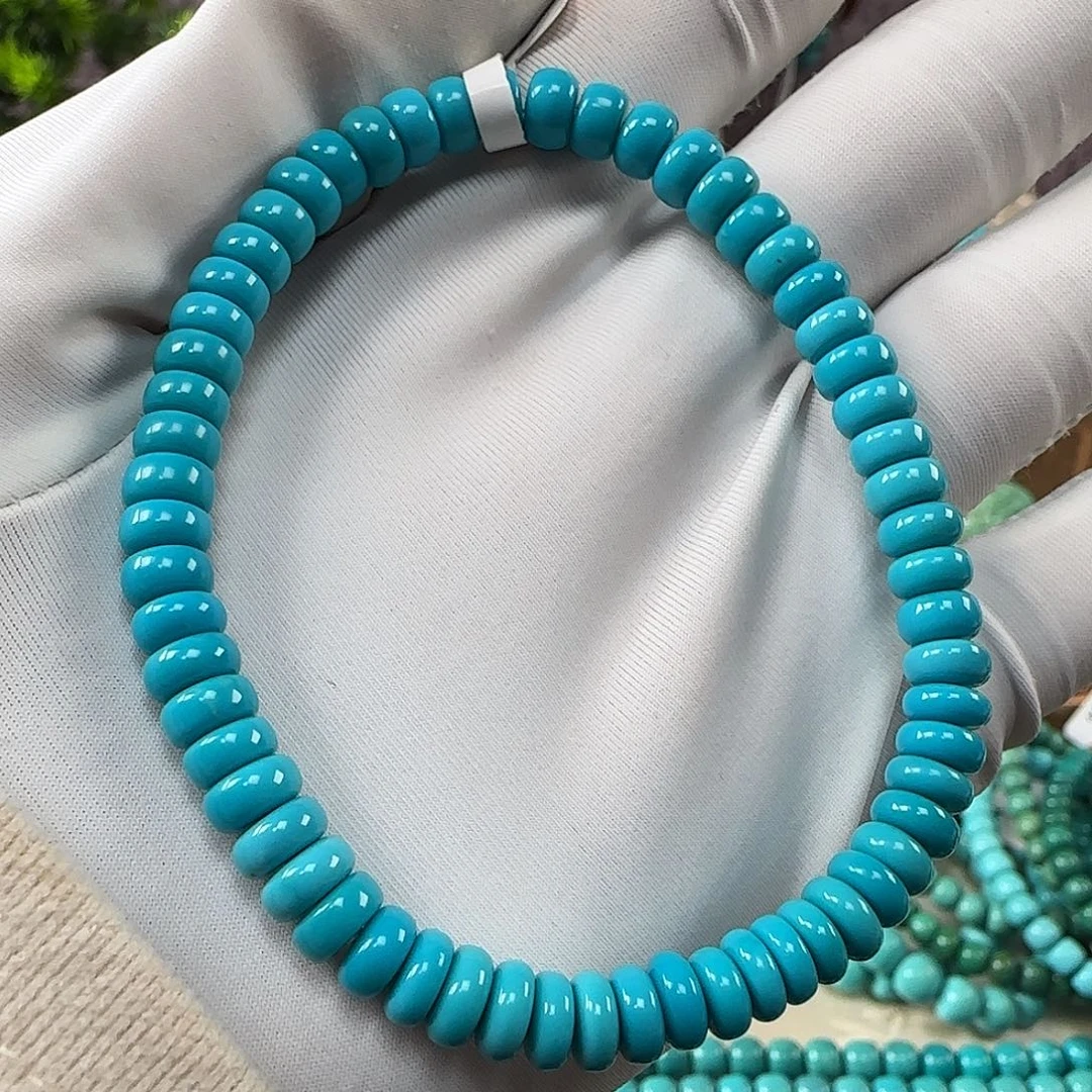 绿松石未镶嵌手串6mm