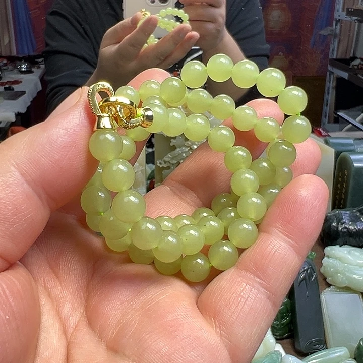 石英质玉未镶嵌手链妈妈链