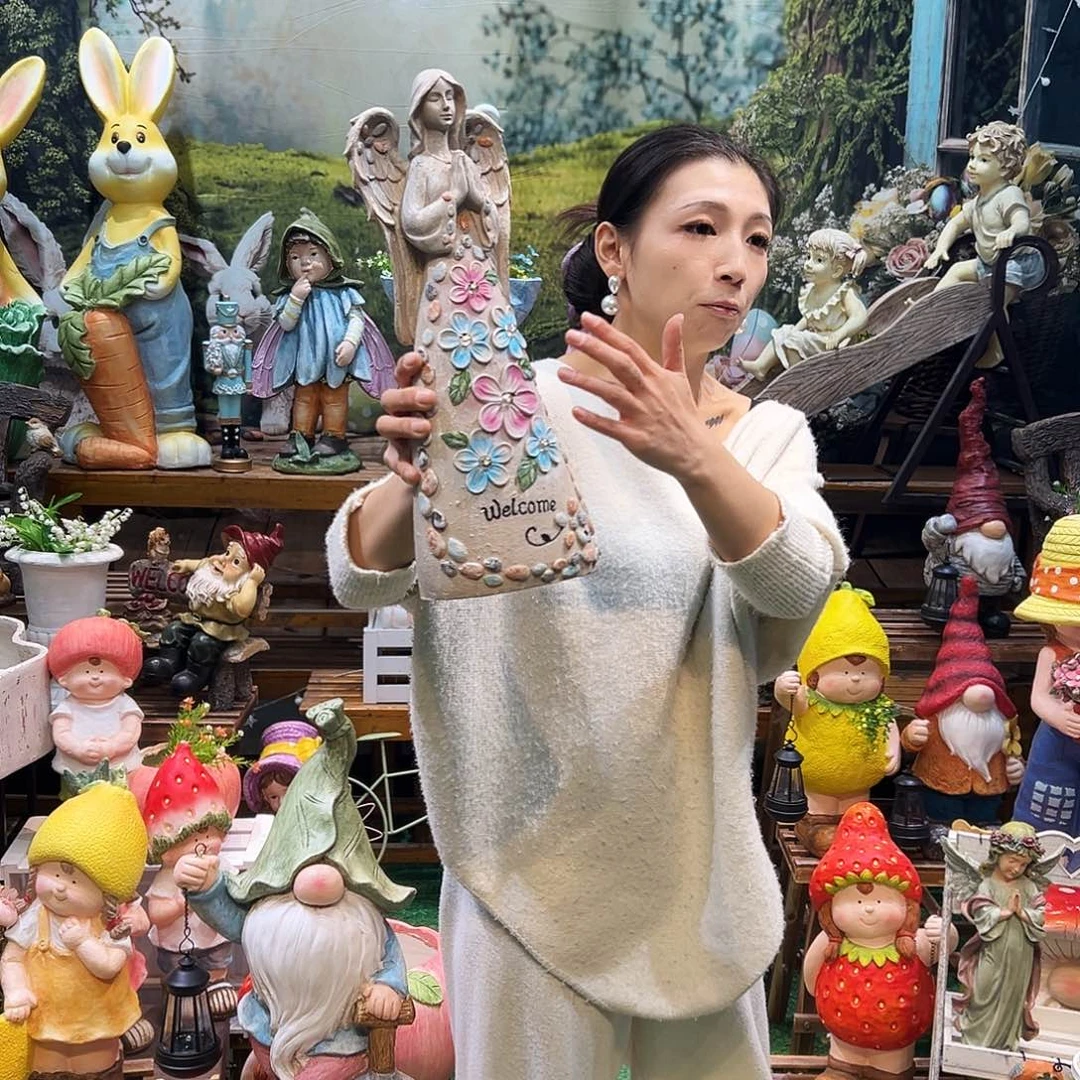 花园摆件红红火火